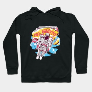 Astronaut do graffiti with no gravity Hoodie